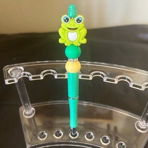 Character Beaded Pen- Frog